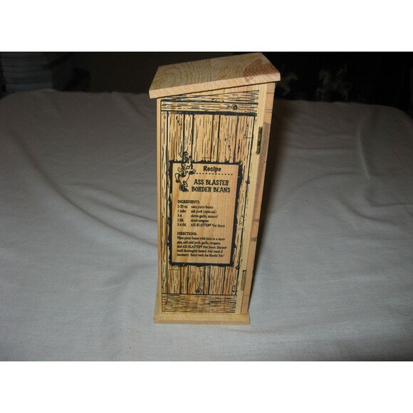 Ass Blaster Hot Sauce 5 oz Bottle Extremely Hot With Wooden Outhouse NEW - Picture 4 of 6